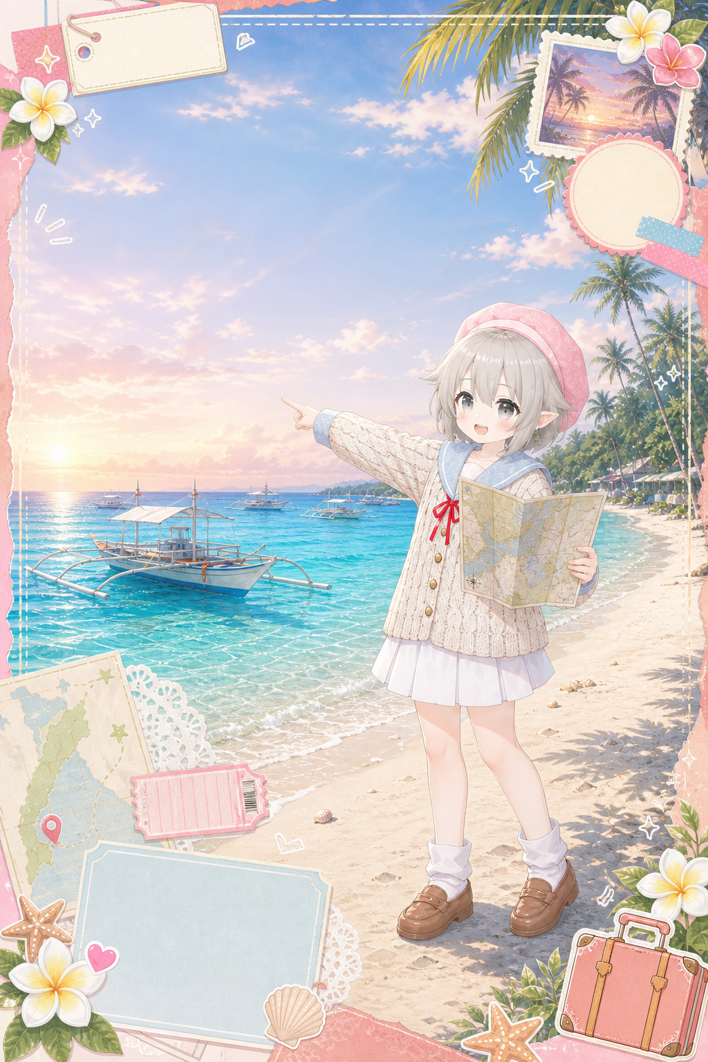 セブの海を案内するひなひなのガイドブック表紙